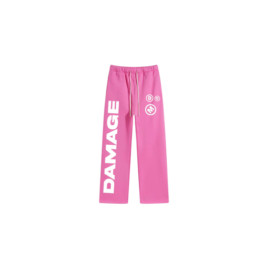 Damage Sweatpants Pink
